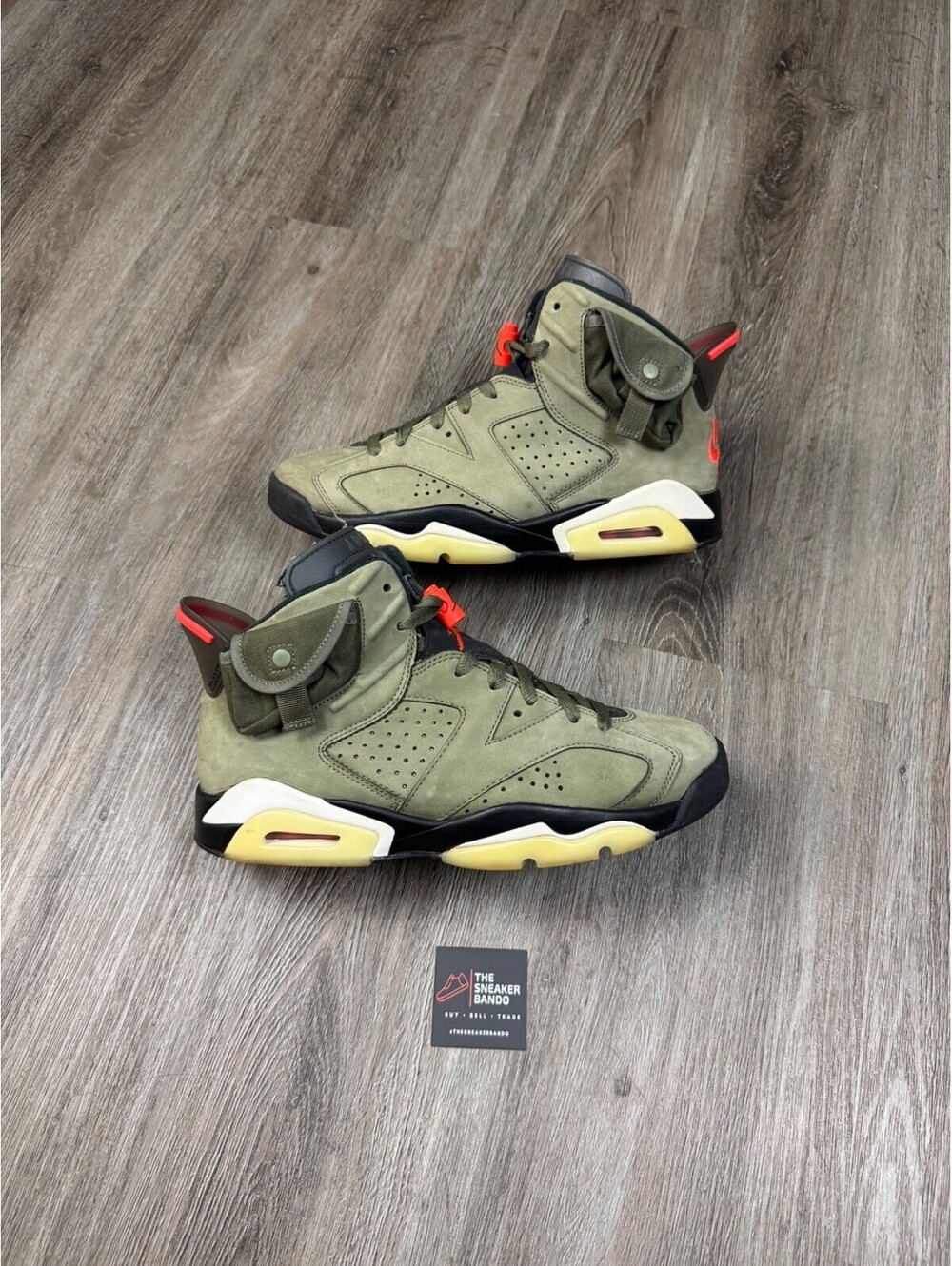 Size 8.5 - Jordan 6 Retro x Travis Scott Mid Olive